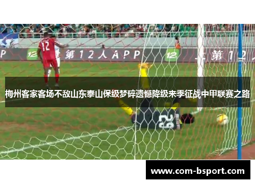 梅州客家客场不敌山东泰山保级梦碎遗憾降级来季征战中甲联赛之路 梅州客家客场不敌山东泰山保级梦碎遗憾降级来季征战中甲联赛之路